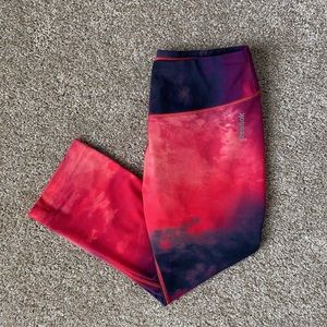 Reebok Tie Dye Athletic Crop Leggings